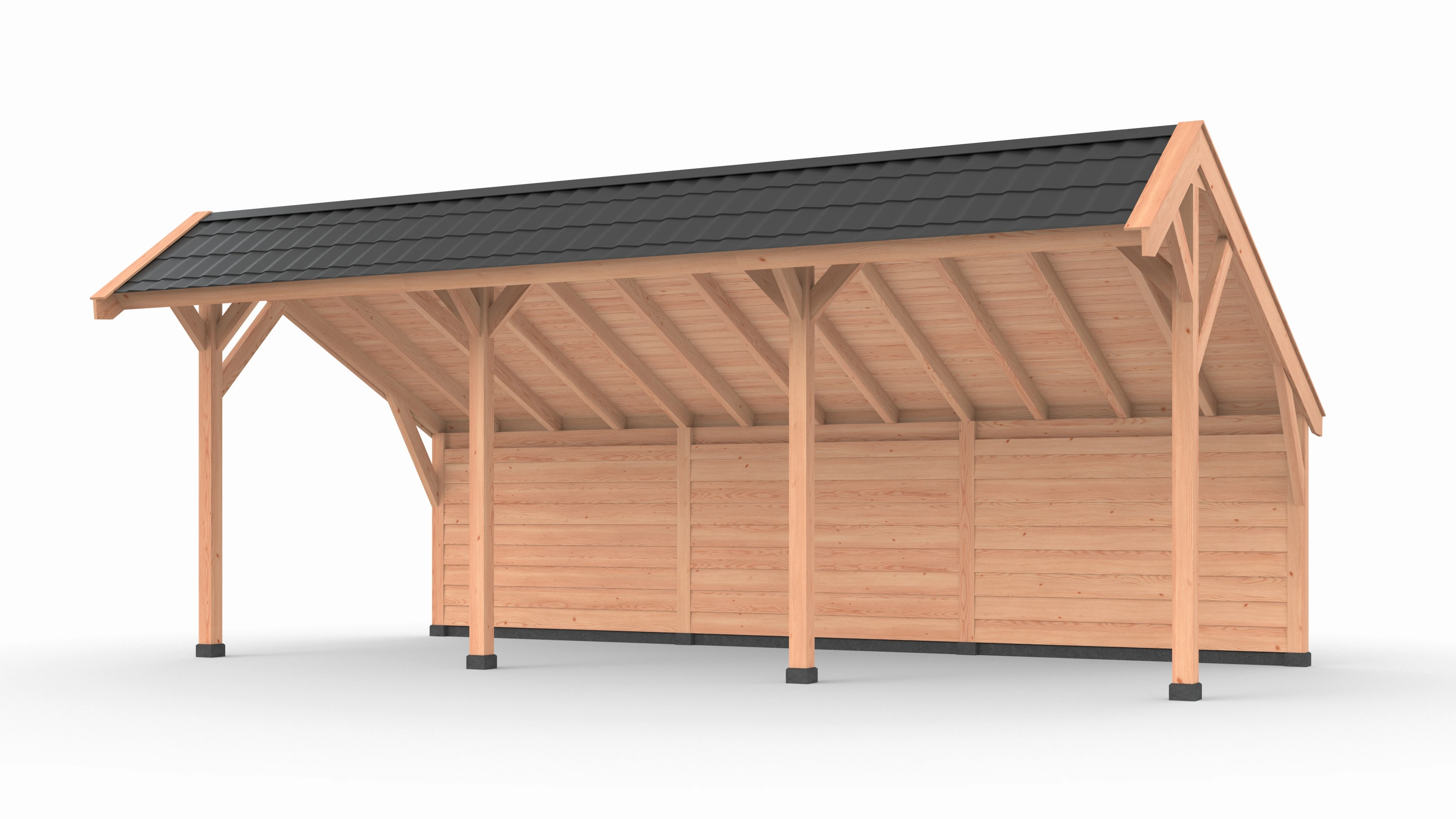 Douglas DIY kapschuur, 750 x 300, met achterwand, Westwood - Afbeelding 1